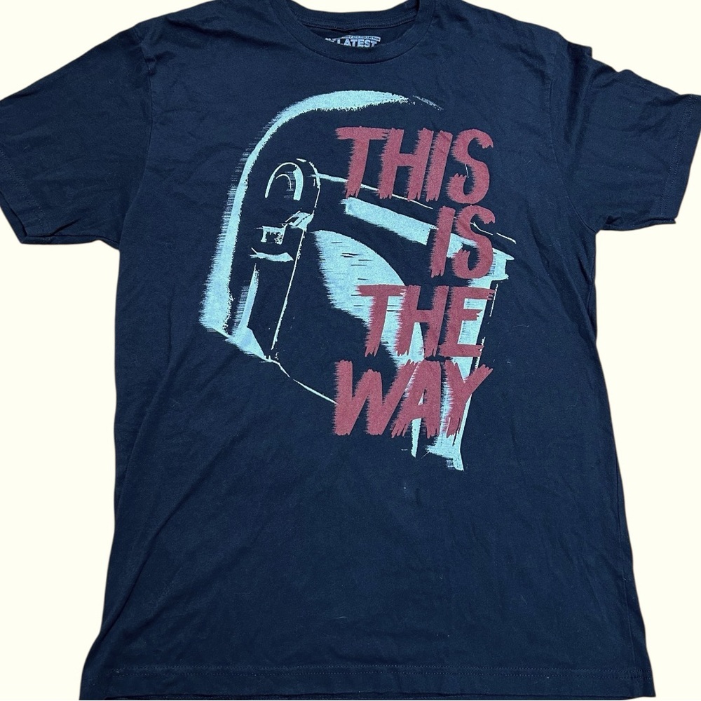 Star Wars x Latest Obsession - The Mandalorian Large “This is the way” T Shirt